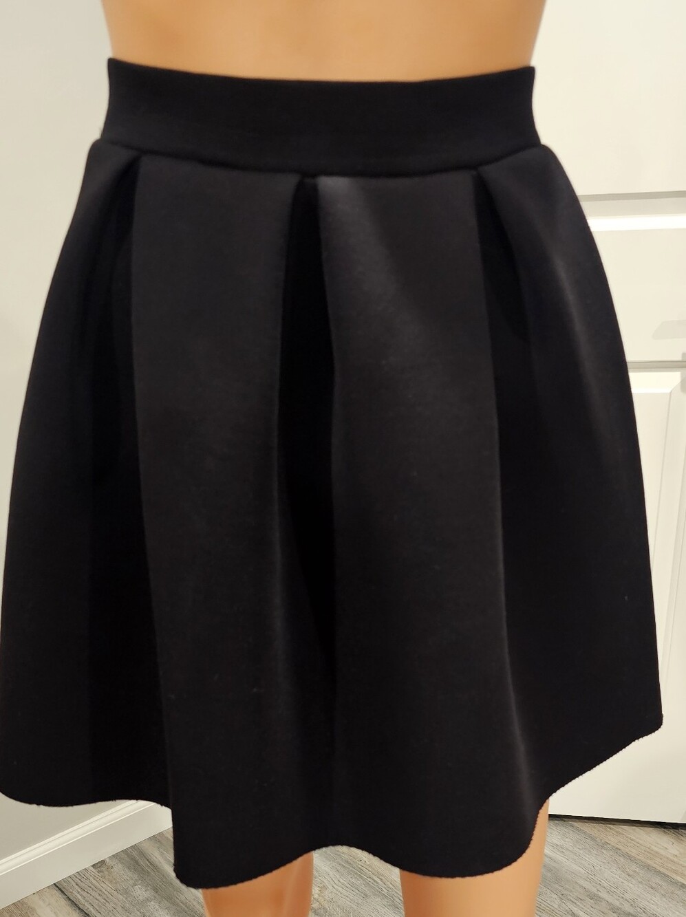Classic Black A-Line Skirt - Women's